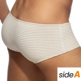 Boxer Shorts, Bad Shorty der Marke ADDICTED - Trunk de bain réversible Régal - beige - Ref : ADS340 C02