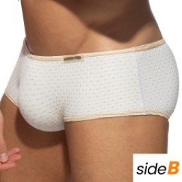 Boxer Shorts, Bath Shorty of the brand ADDICTED - Trunk de bain réversible Régal - beige - Ref : ADS340 C02