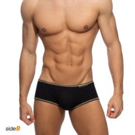 Boxer, shorty de bain de la marque ADDICTED - Trunk de bain réversible Régal - noir - Ref : ADS340 C10