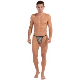 Brief of the brand HOM - Tanga HOM Funky Styles - White Floral Print - Ref : 402896 40P003