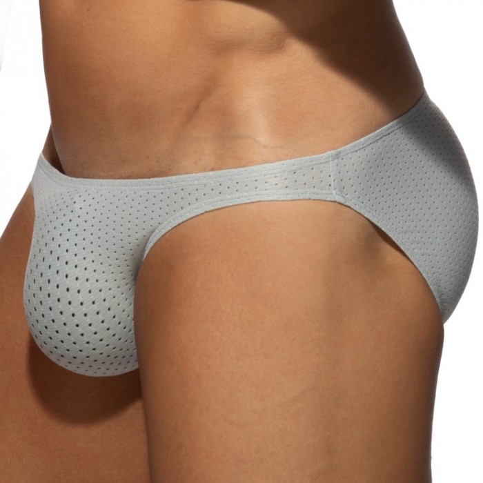 Slip, Tanga de la marque ADDICTED - Bikini fresh molded - argent - Ref : AD1319 C21