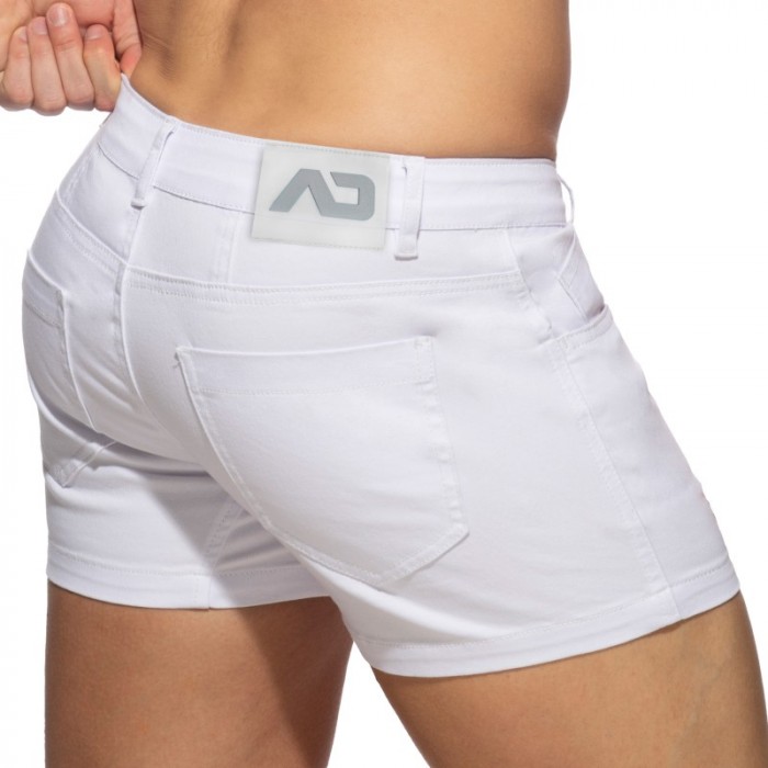 Kurze der Marke ADDICTED - Short d été 5 poches - blanc - Ref : AD1195 C01