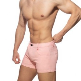 Short de la marque ADDICTED - Short d été 5 poches - rose - Ref : AD1195 C05