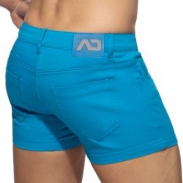 Short de la marque ADDICTED - Short d été 5 poches - bleu ciel - Ref : AD1195 C23