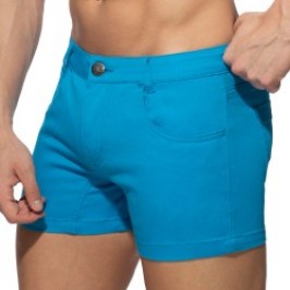 Short de la marque ADDICTED - Short d été 5 poches - bleu ciel - Ref : AD1195 C23