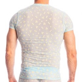 Manches courtes de la marque L HOMME INVISIBLE - Paradiso - T-Shirt Col V L Homme Invisible - Ref : MY73 PAR F21