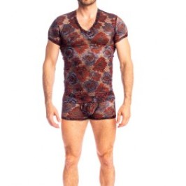 Maniche del marchio L HOMME INVISIBLE - Reverie Florale - T-shirt con scollo a V L Homme Invisible - Ref : MY73 REV RB9