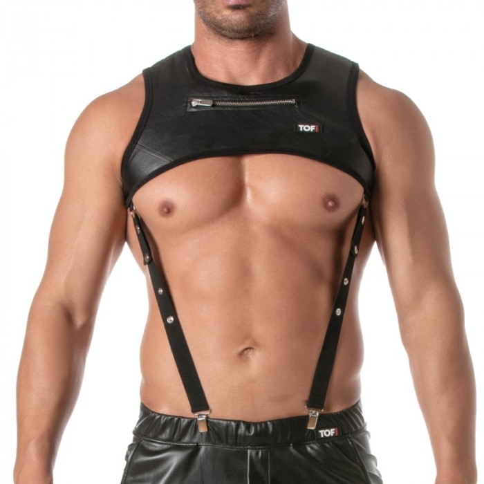 Harness of the brand TOF PARIS - Zippered Pocket Harness Kinky Tof Paris - Ref : TOF487N