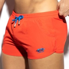 Short de bain de la marque ES COLLECTION - Short de bain Plain Rocky - orange - Ref : 2204 C04