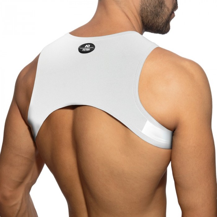 Harnais de la marque AD FÉTISH - Ring Plain Harness - Blanc - Ref : ADF208 C01