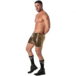 Kurze der Marke TOF PARIS - Glitter 5-Pocket-Shorts mit mittlerem Oberschenkel Tof Paris - Gold - Ref : TOF505O