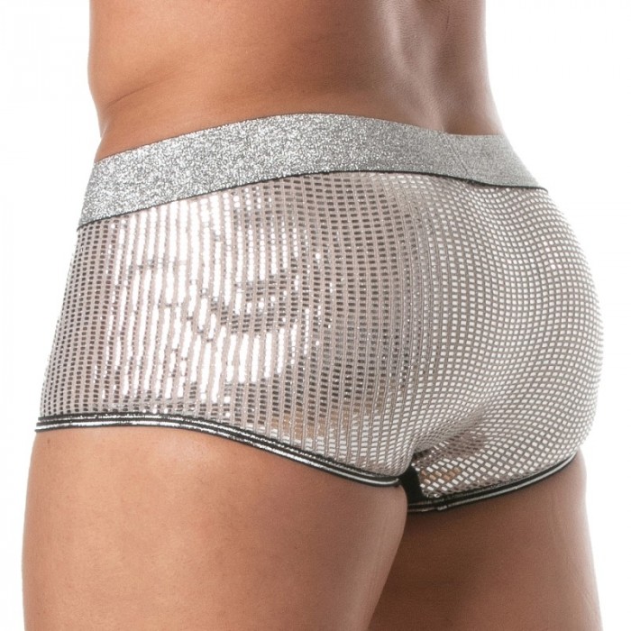 Boxershorts, Shorty der Marke TOF PARIS - Boxershorts Glitter Tof Paris - Silber - Ref : TOF507A