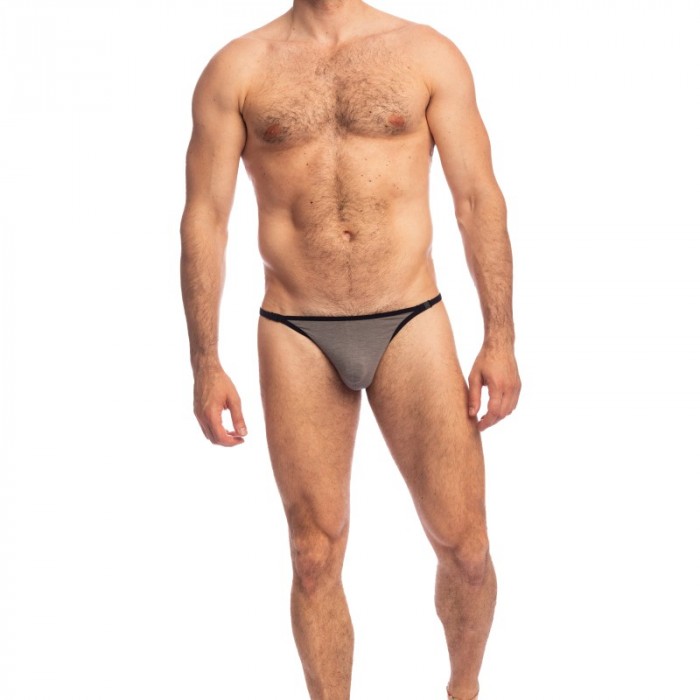 Schnur der Marke L HOMME INVISIBLE - Soft Touch Tanga Striptease L Homme Invisible - Grau - Ref : UW21X SOF GC1