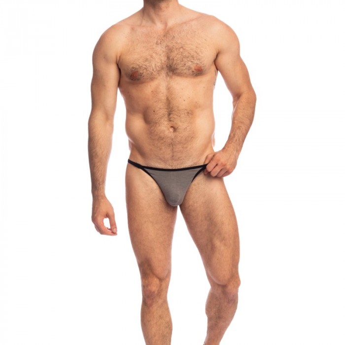 Schnur der Marke L HOMME INVISIBLE - Soft Touch Tanga Striptease L Homme Invisible - Grau - Ref : UW21X SOF GC1