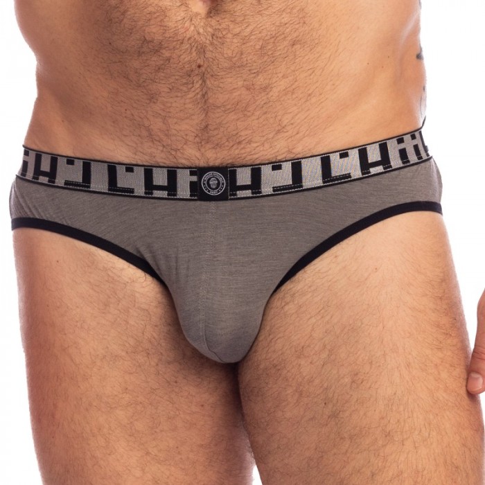 Brief of the brand L HOMME INVISIBLE - Soft Touch Briefs L Homme L Homme Invisible - Grey - Ref : MY11C SOF GC1