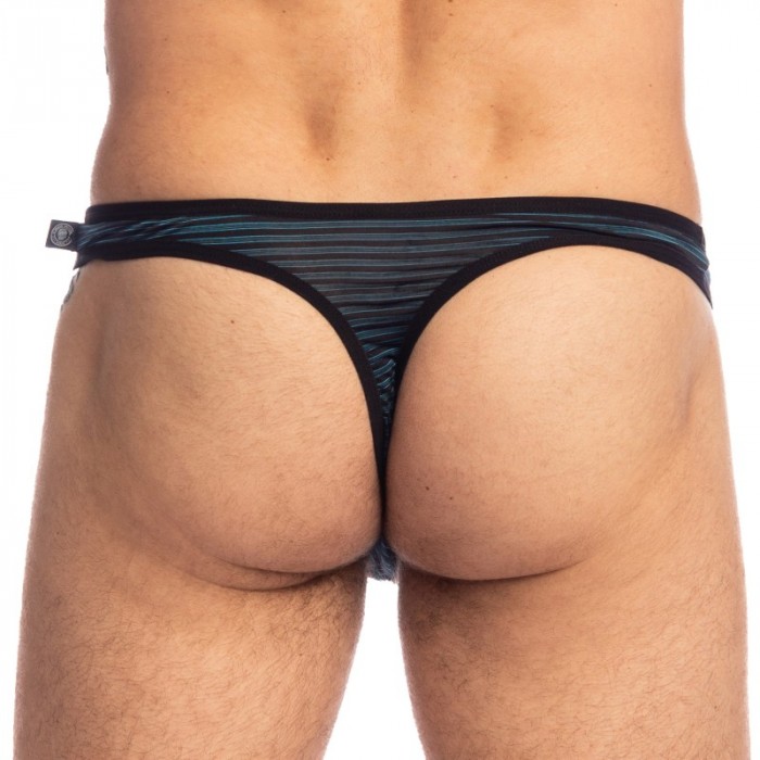 Thong of the brand L HOMME INVISIBLE - Blue Glow Thong Bikini L Homme Invisible - Ref : UW07 GLO 001