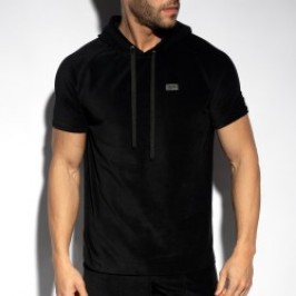 Cord Hoodie - Schwarz