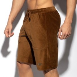 Bermuda der Marke ES COLLECTION - Bermudashorts aus Cord - Braun - Ref : SP337 C13