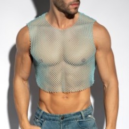 Crop Top Beachy Net Midriff...