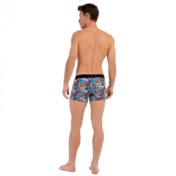 Shorts Boxer, Shorty de la marca HOM - Bóxer Idylle de edición limitada HOM x Julien Raynaud - Ref : 402997 P023