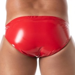 Slip de la marca TOF PARIS - Bikini con cremallera Vinyl Tof Paris - Rojo - Ref : TOF493R