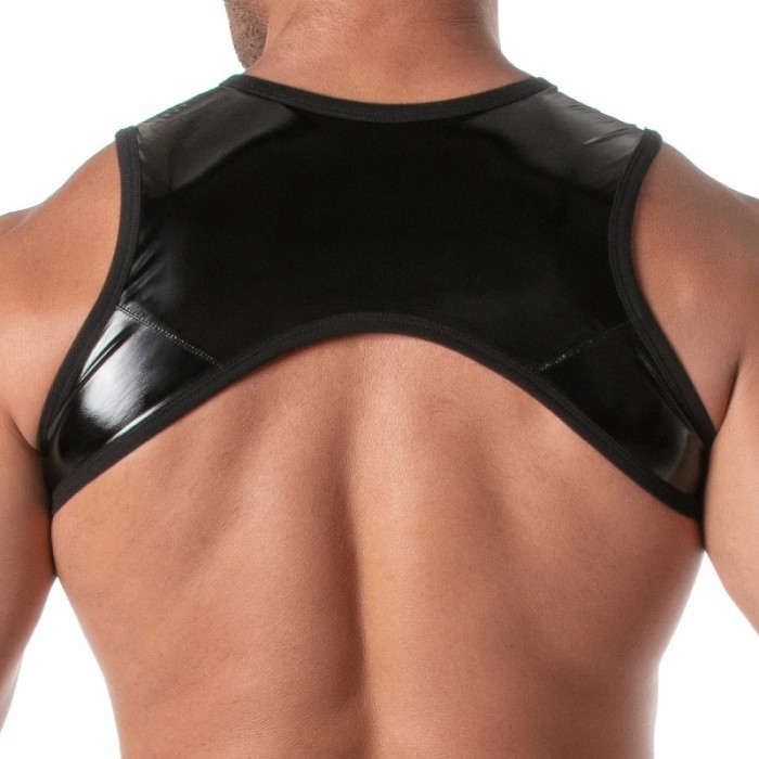 Harness of the brand TOF PARIS - Zippered Harness Vinyl Tof Paris - Black - Ref : TOF501N