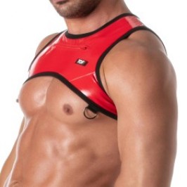 Harness of the brand TOF PARIS - Zippered Harness Vinyl Tof Paris - Red - Ref : TOF501R