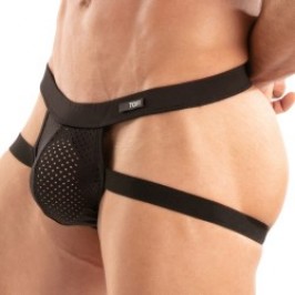 Cinturino Jock del marchio TOF PARIS - Jockstrap Temptation de microfibra Tof Paris - Noir - Ref : TOF524N