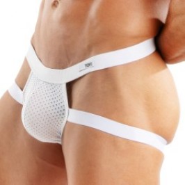 Jockstraps of the brand TOF PARIS - Microfiber Temptation Jockstrap Tof Paris - White - Ref : TOF524B