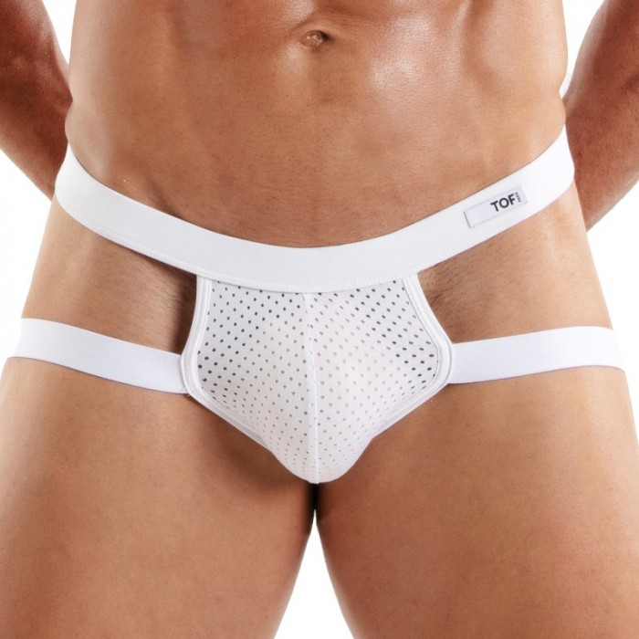 Jock Strap der Marke TOF PARIS - Mikrofaser Temptation Jockstrap Tof Paris - Weiß - Ref : TOF524B