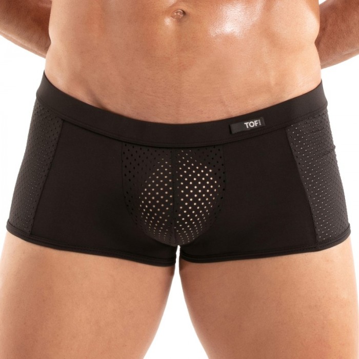 Boxershorts, Shorty der Marke TOF PARIS - Tentation Microfaser Boxershorts Tof Paris - Schwarz - Ref : TOF521N