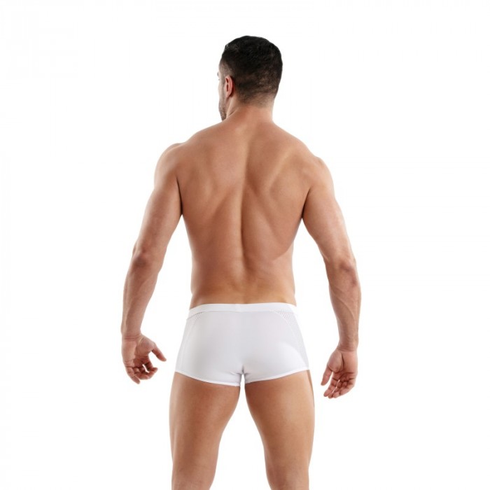 Shorts Boxer, Shorty de la marca TOF PARIS - Bóxer de microfibra Tentation Tof Paris - Blanco - Ref : TOF521B