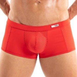 Pantaloncini boxer, Shorty del marchio TOF PARIS - Boxer in microfibra Tentation Tof Paris - Rosso - Ref : TOF521R