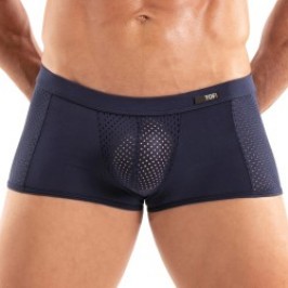 Shorts Boxer, Shorty de la marca TOF PARIS - Bóxer de microfibra Tentation Tof Paris - Azul Marino - Ref : TOF521BM