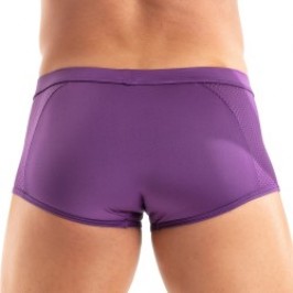 Boxer, shorty de la marque TOF PARIS - Boxer Tentation en microfibre Tof Paris - Violet - Ref : TOF521V