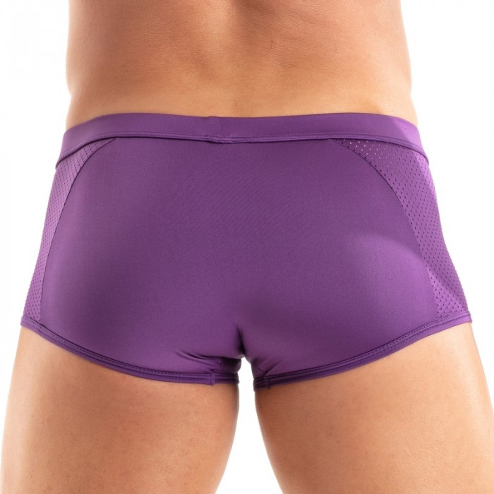 Boxer shorts, Shorty of the brand TOF PARIS - Tentation Microfiber Boxer Tof Paris - Purple - Ref : TOF521V