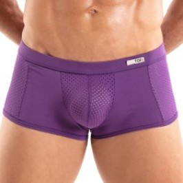 Boxer shorts, Shorty of the brand TOF PARIS - Tentation Microfiber Boxer Tof Paris - Purple - Ref : TOF521V