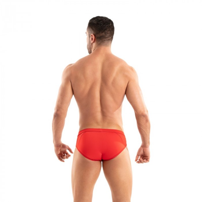 Slip, Tanga de la marque TOF PARIS - Slip Tentation en microfibre Tof Paris - Rouge - Ref : TOF522R