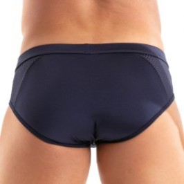 Slip, Tanga de la marque TOF PARIS - Slip Tentation en microfibre Tof Paris - Bleu Marine - Ref : TOF522BM