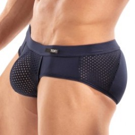 Brief of the brand TOF PARIS - Tentation Microfiber Brief Tof Paris - Navy - Ref : TOF522BM