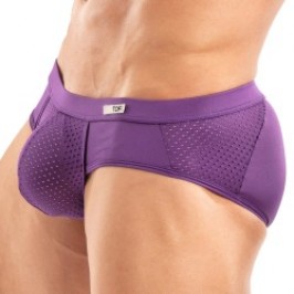 Slip, Tanga de la marque TOF PARIS - Slip Tentation en microfibre Tof Paris - Violet - Ref : TOF522V