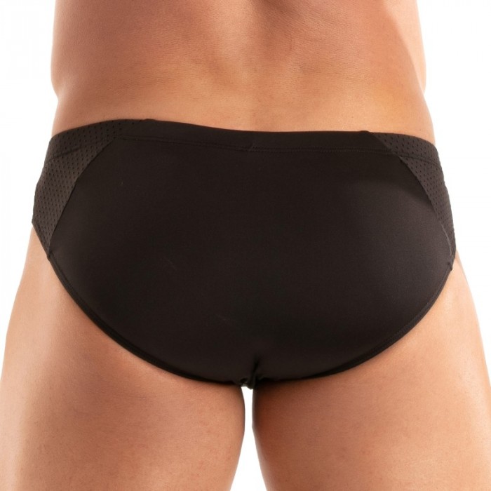 Brief of the brand TOF PARIS - Temptation Microfiber Bikini Tof Paris - Black - Ref : TOF523N