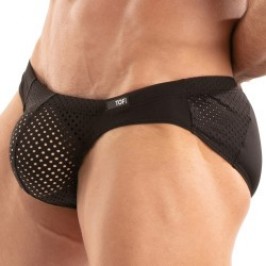 Slip, Tanga de la marque TOF PARIS - Bikini Tentation en Microfibre Tof Paris - Noir - Ref : TOF523N