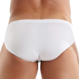 Slip, Tanga de la marque TOF PARIS - Bikini Tentation en Microfibre Tof Paris - Blanc - Ref : TOF523B