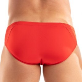 Slip, Tanga de la marque TOF PARIS - Bikini Tentation en Microfibre Tof Paris - Rouge - Ref : TOF523R