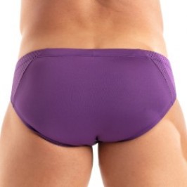 Slip, Tanga de la marque TOF PARIS - Bikini Tentation en Microfibre Tof Paris - Violet - Ref : TOF523V