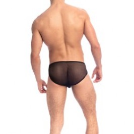 Slip de la marca QURIOSÉ - Sheer Sensations - Micro Calzoncillos Quriose - Ref : QU01 MES BLK