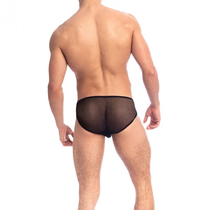 Brief of the brand QURIOSÉ - Sheer Sensations - Micro Briefs Quriose - Ref : QU01 MES BLK