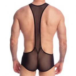 Body del marchio QURIOSÉ - Sheer Sensations - Body Wiggle It Quriosé - Ref : BD01 MES BLK