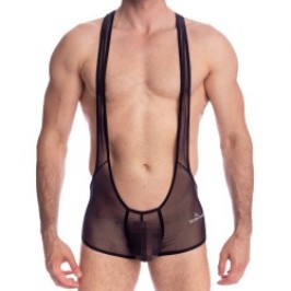 Body del marchio QURIOSÉ - Sheer Sensations - Body Wiggle It Quriosé - Ref : BD01 MES BLK